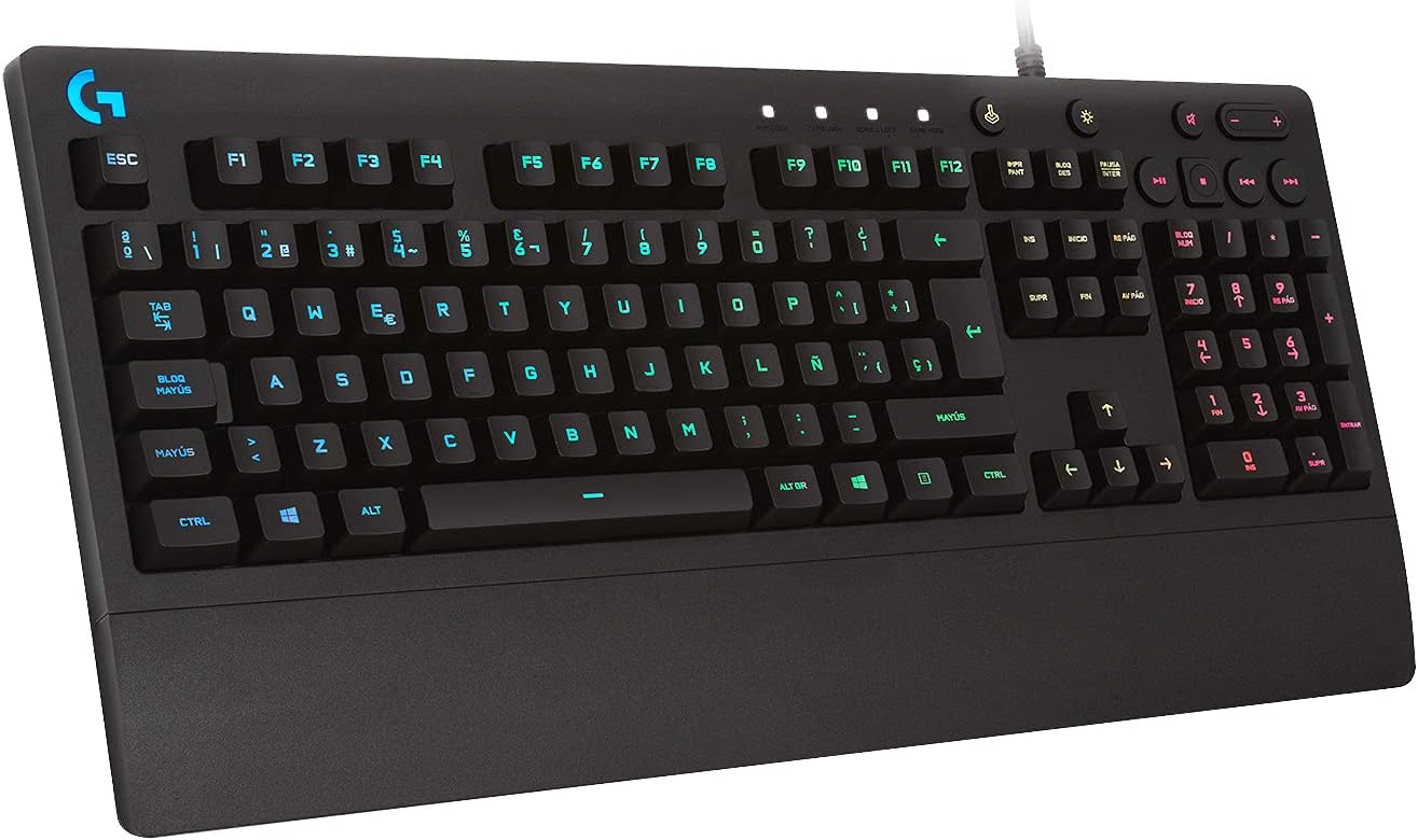 Logitech G213 Prodigy RGB, teclado gaming full-size de membrana