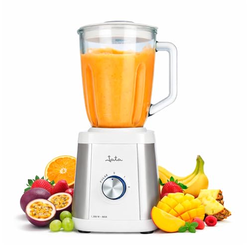 Jata BT797, batidora de vaso de 1300 W con cuchilla dentada de acero inoxidable