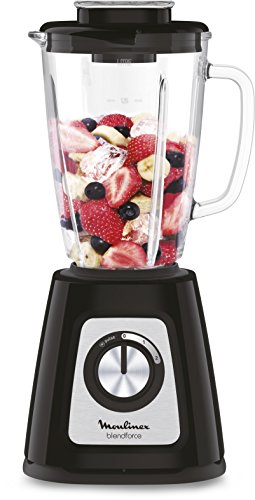 Moulinex Blendforce DD81, batidora de vaso de 800 W con jarra de cristal