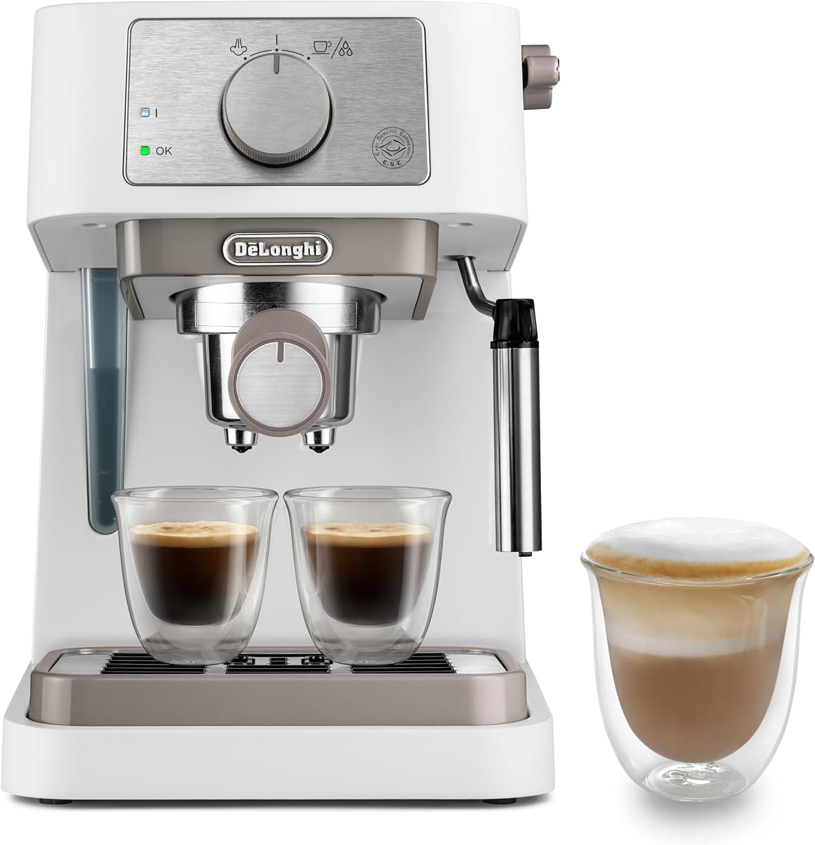 De'Longhi Stilosa EC260.W blanca, cafetera espresso manual de entrada (ASIN B09M8ZSM4W)