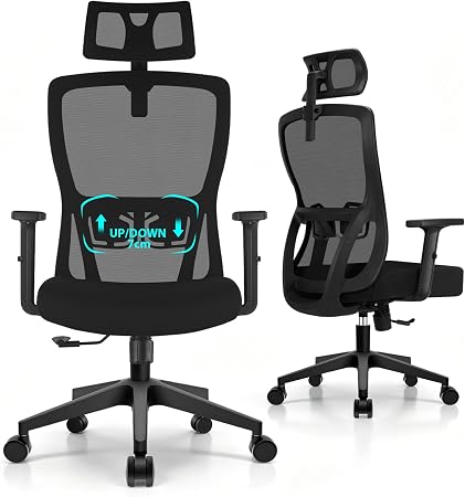 Durrafy D01 silla ergonómica de oficina con oscilación de 130°