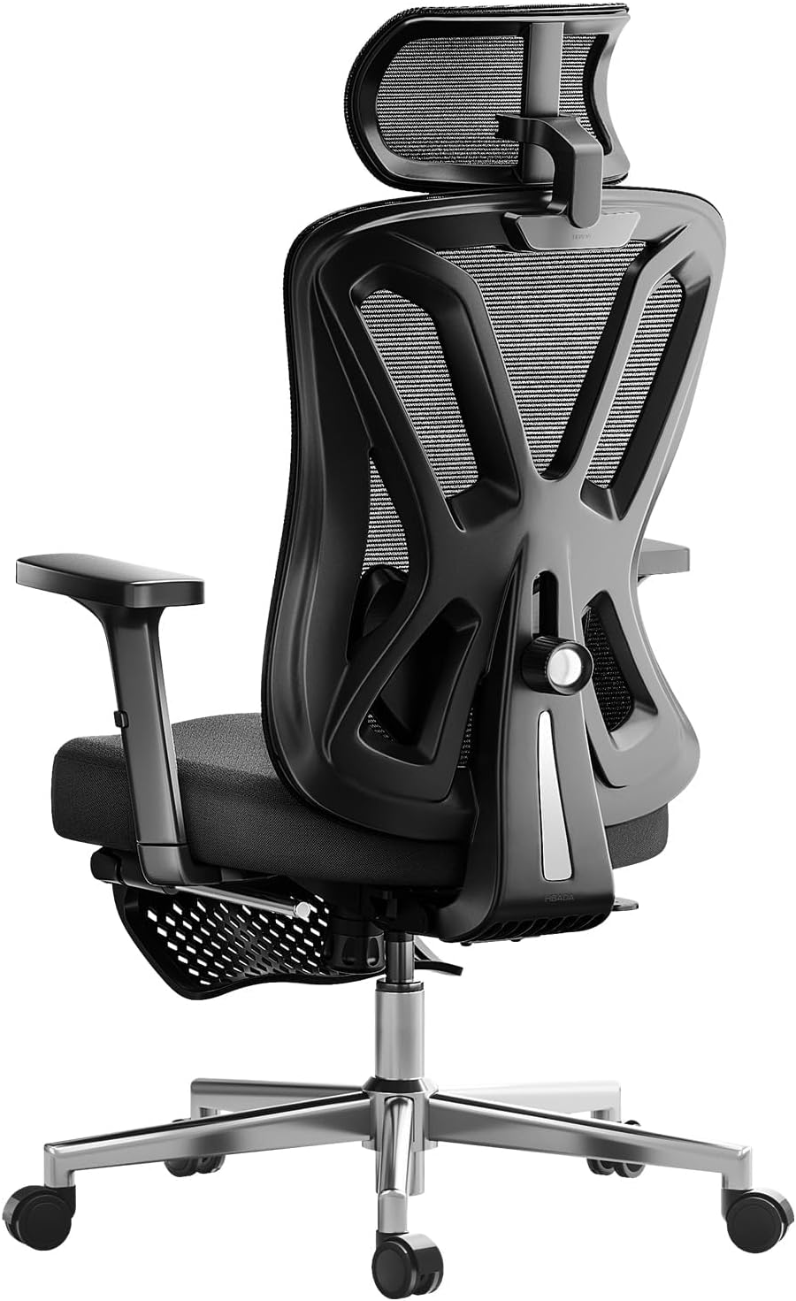 Hbada P5 silla ergonómica con soporte lumbar ajustable y reposapiés integrado