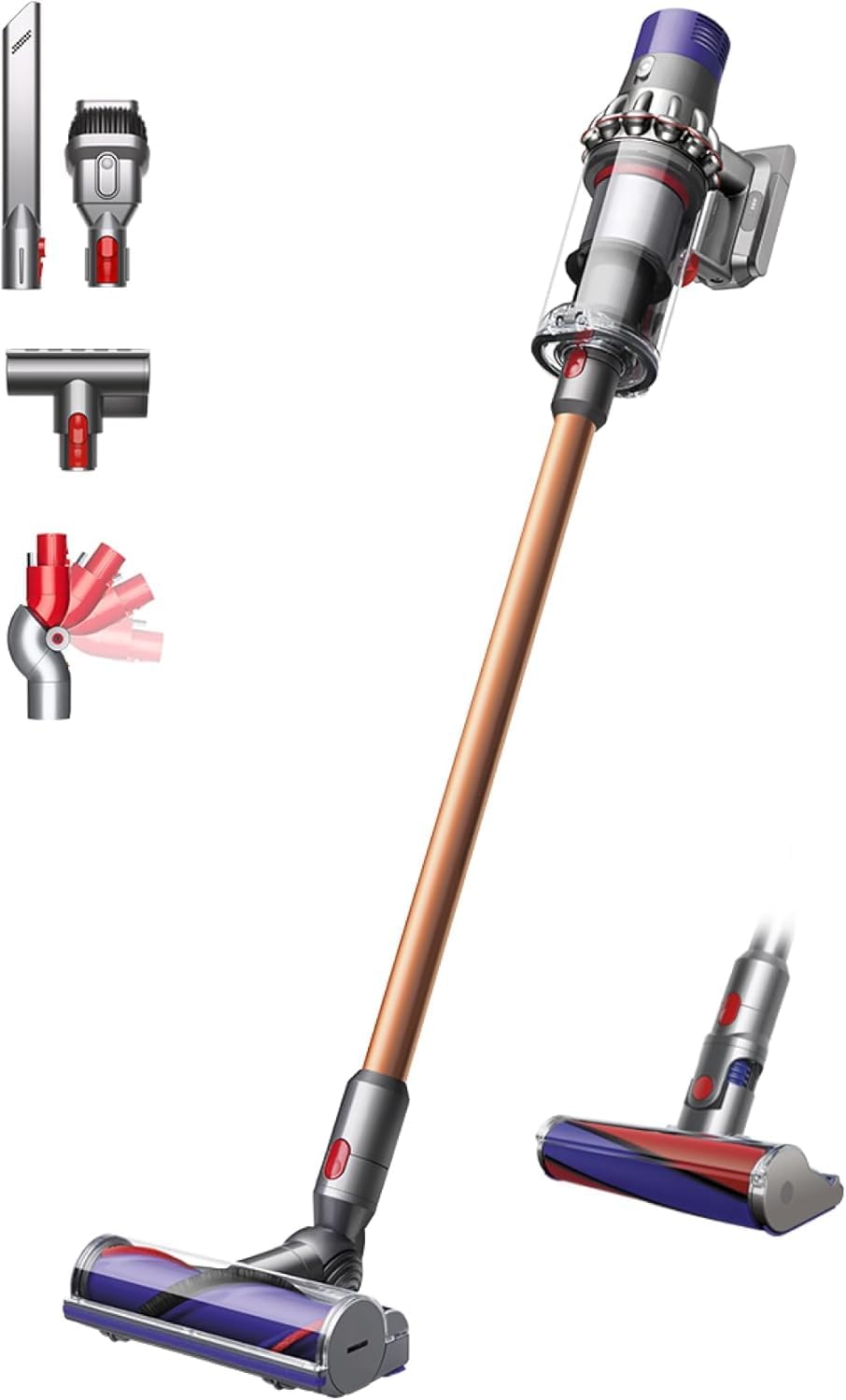 Dyson Cyclone V10 Absolute aspiradora sin cable con cepillo Motorbar y Fluffy
