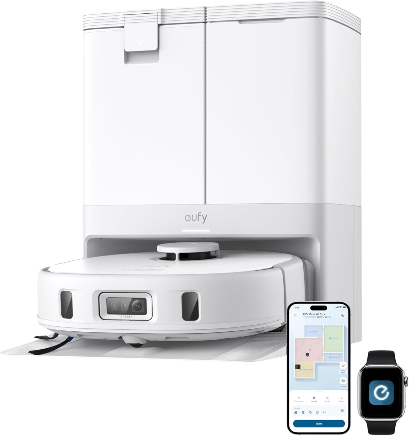 Eufy Clean X10 Pro Omni aspiradora robot compacta con estación todo-en-uno