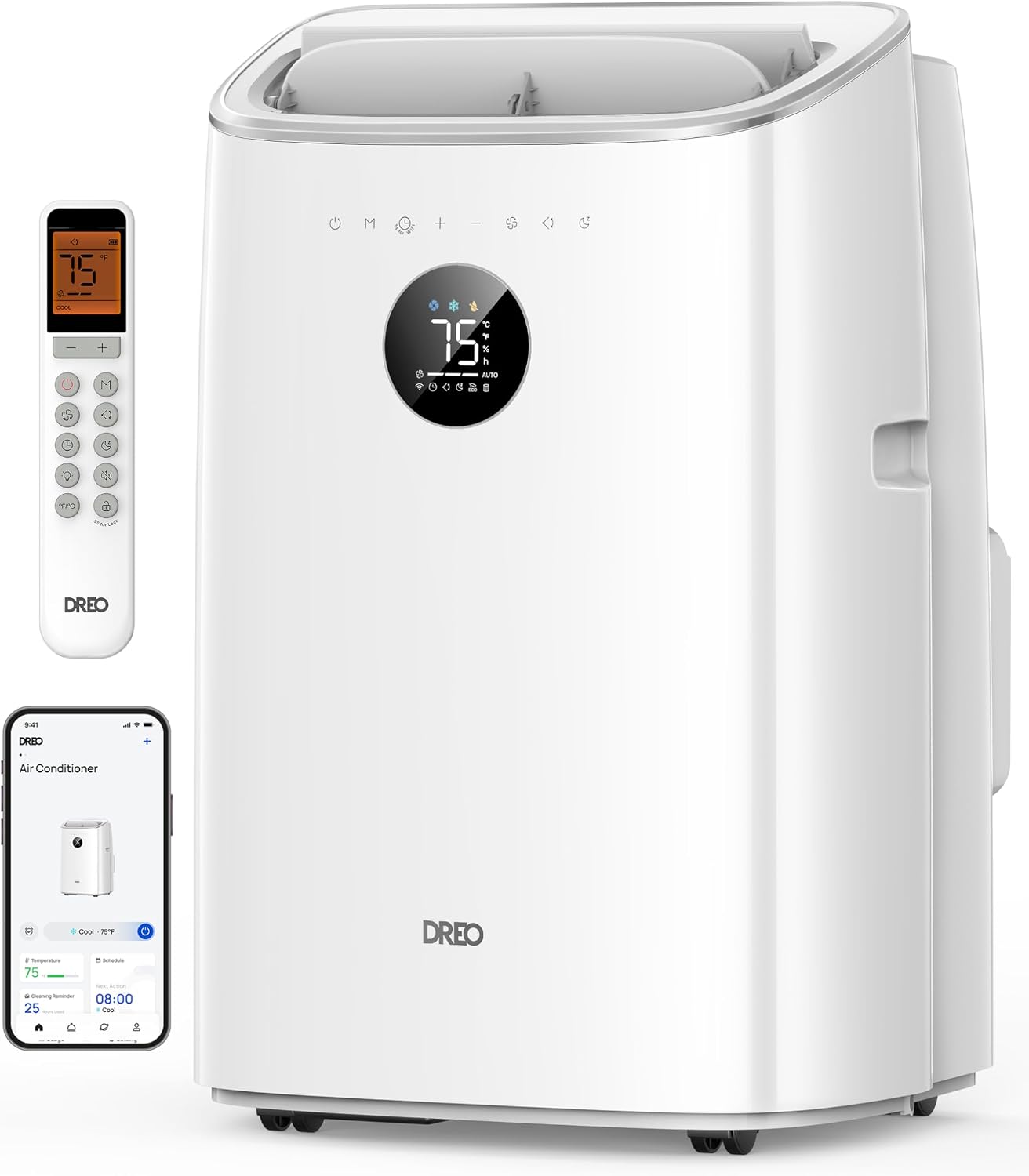 DREO aire acondicionado portátil 7500 BTU 3 en 1